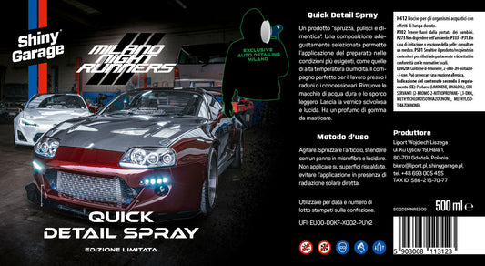 Shiny Garage Quick Detailer MilanoNightRuners